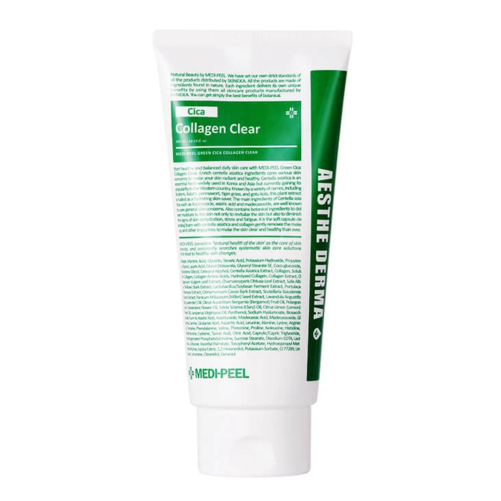 Medi Peel Green Cica Collagen Clear 2.0 Заспокійлива очищувальна пінка