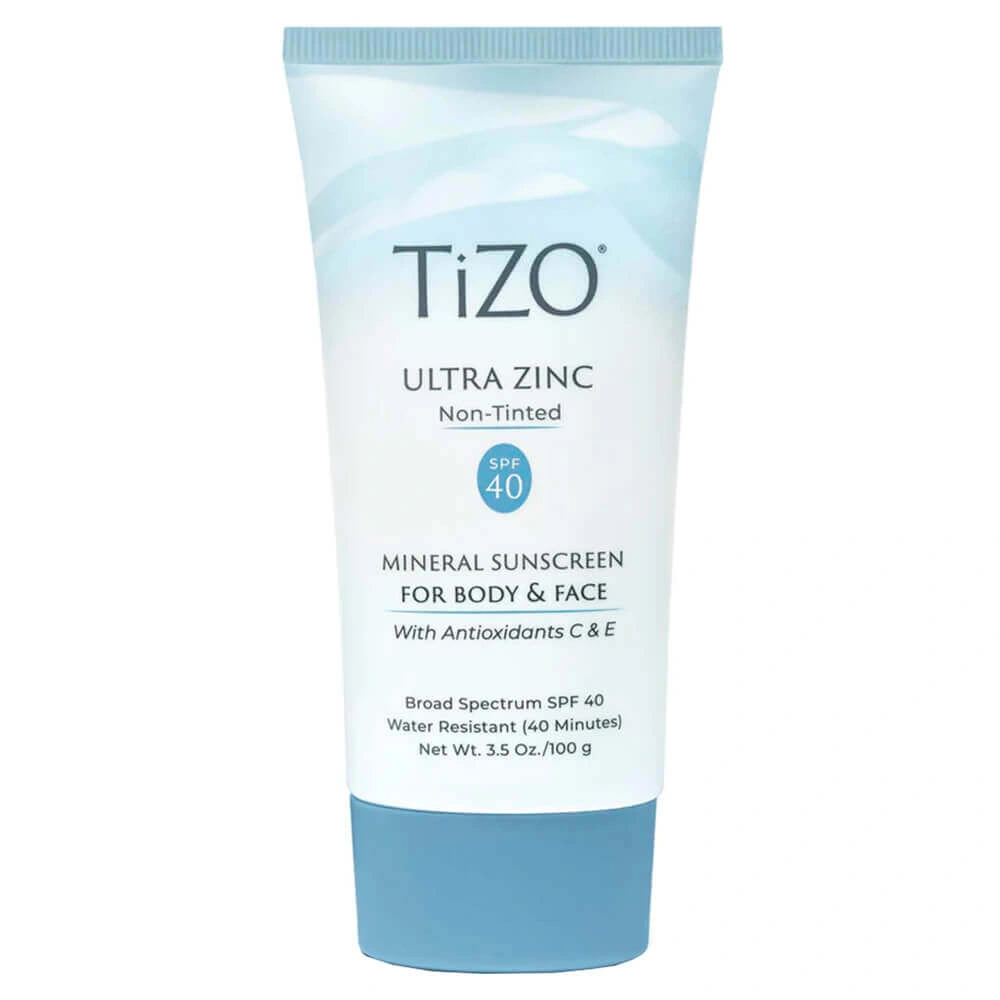 TIZO Ultra Zinc Non-Tinted SPF 40 Мінеральний сонцезахисний крем для обличчя та тіла