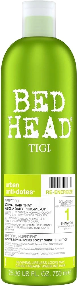 Tigi Bed Head Tween Re Energize Shampoo Зміцнюючий шампунь для нормального волосся