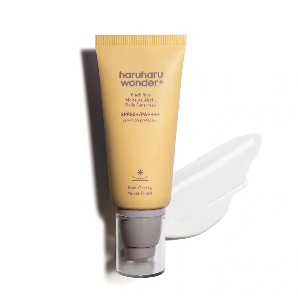 Haruharu Wonder Black Rice Moisture Airyfit SPF50+ PA++++ Зволожувальний сонцезахисний крем з чорним рисом