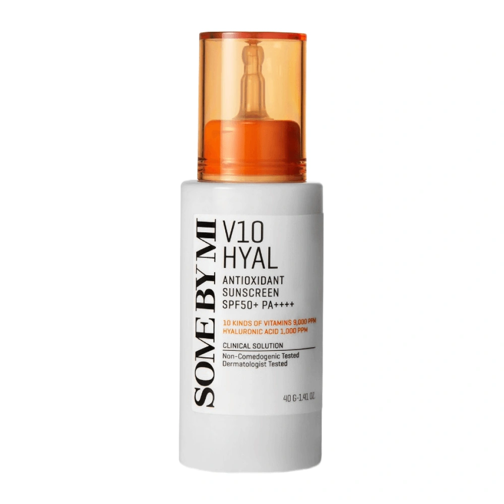 Some By Mi V10 Hyal Antioxidant Sunscreen SPF50+ PA++++ Сонцезахисний санскрін з антиоксидантами