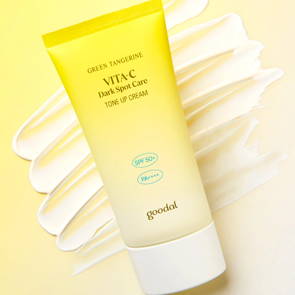 Goodal Green Tangerine Vita C Tone Up Cream SPF50+ PA++++ Сонцезахисний крем з вітаміном С