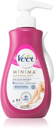 Veet MINIMA Hair Removal Cream Sensitive Skin with Aloe Vera & Vitamin E Крем для депіляції для чутливої шкіри з алоє вера