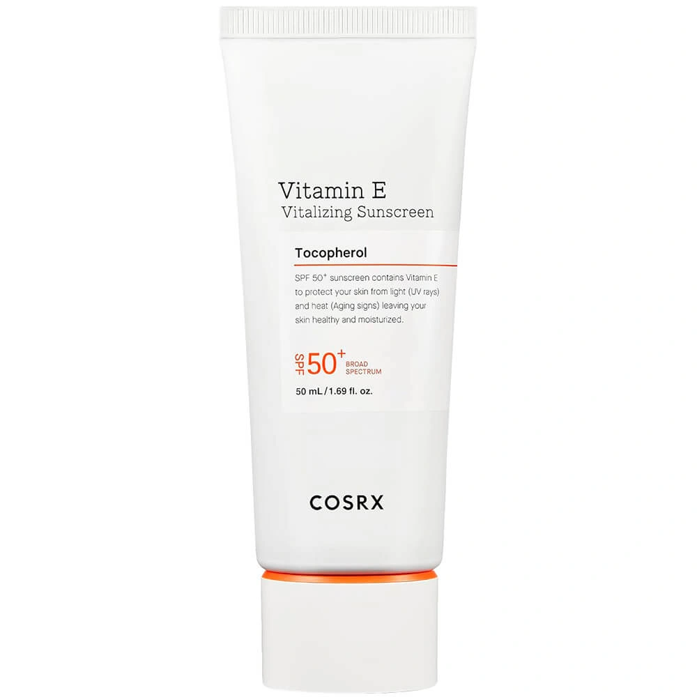 Cosrx Vitamin E Vitalizing Sunscreen SPF 50+ Сонцезахисний крем з вітаміном Е