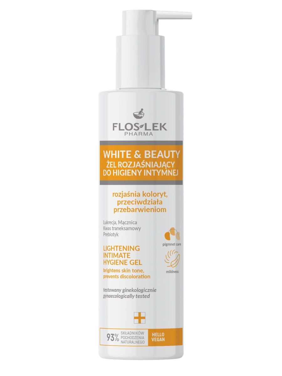 Floslek White & Beauty Lightening Intimate Hygiene Gel Освітлювальний гель для інтимної гігієни