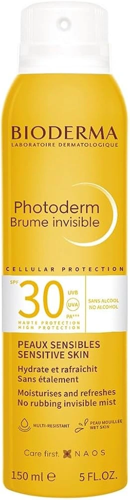 Bioderma Photoderm Invisible Mist SPF30 Сонцезахисний невидимий спрей для обличчя й тіла