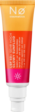 Nø Cosmetics Glowy Sunfluid SPF 50+ Сонцезахисний флюїд