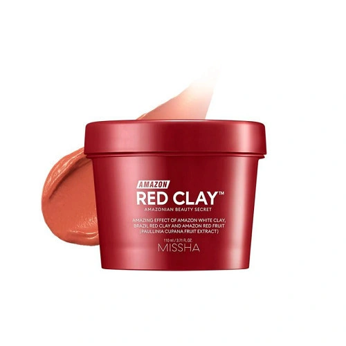 Missha Amazon Red Clay Pore Mask Маска для обличчя на основі червоної глини