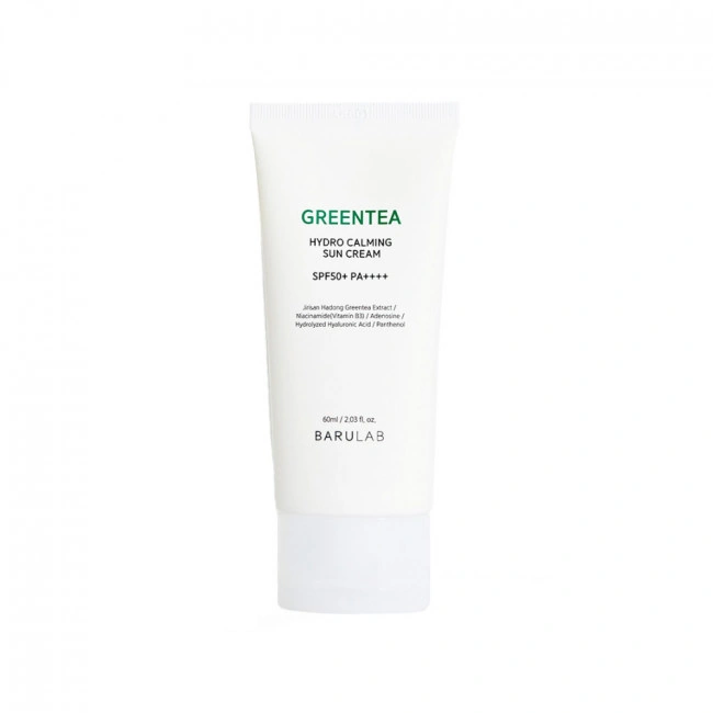 Barulab GreenTea Hydro Calming Sun Cream Сонцезахисний крем для обличчя