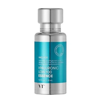 VT Cosmetics Hyaluronic Low 100 Essence Інтенсивно зволожувальна сироватка для обличчя, шиї та зони декольте