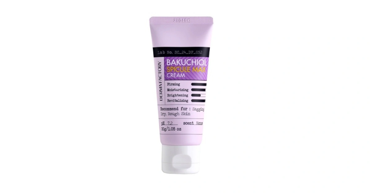 Derma Factory Spicule Max Cream Омолоджуючий крем з бакучіолом 1% та спікулами 2%
