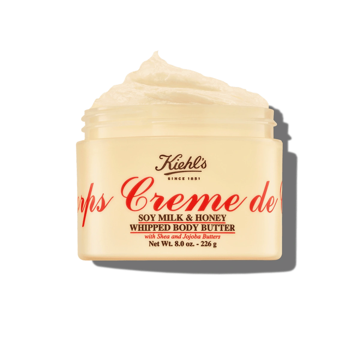 Kiehl's Creme de Corps Whipped Body Butter Soy Milk & Honey Збитий крем-масло для тіла з ароматом соєвого молока та меду