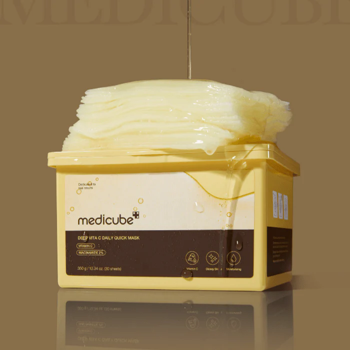 Medicube Deep Vita C Daily Quick Mask Набір освітлювальних тканинних масок з вітаміном C