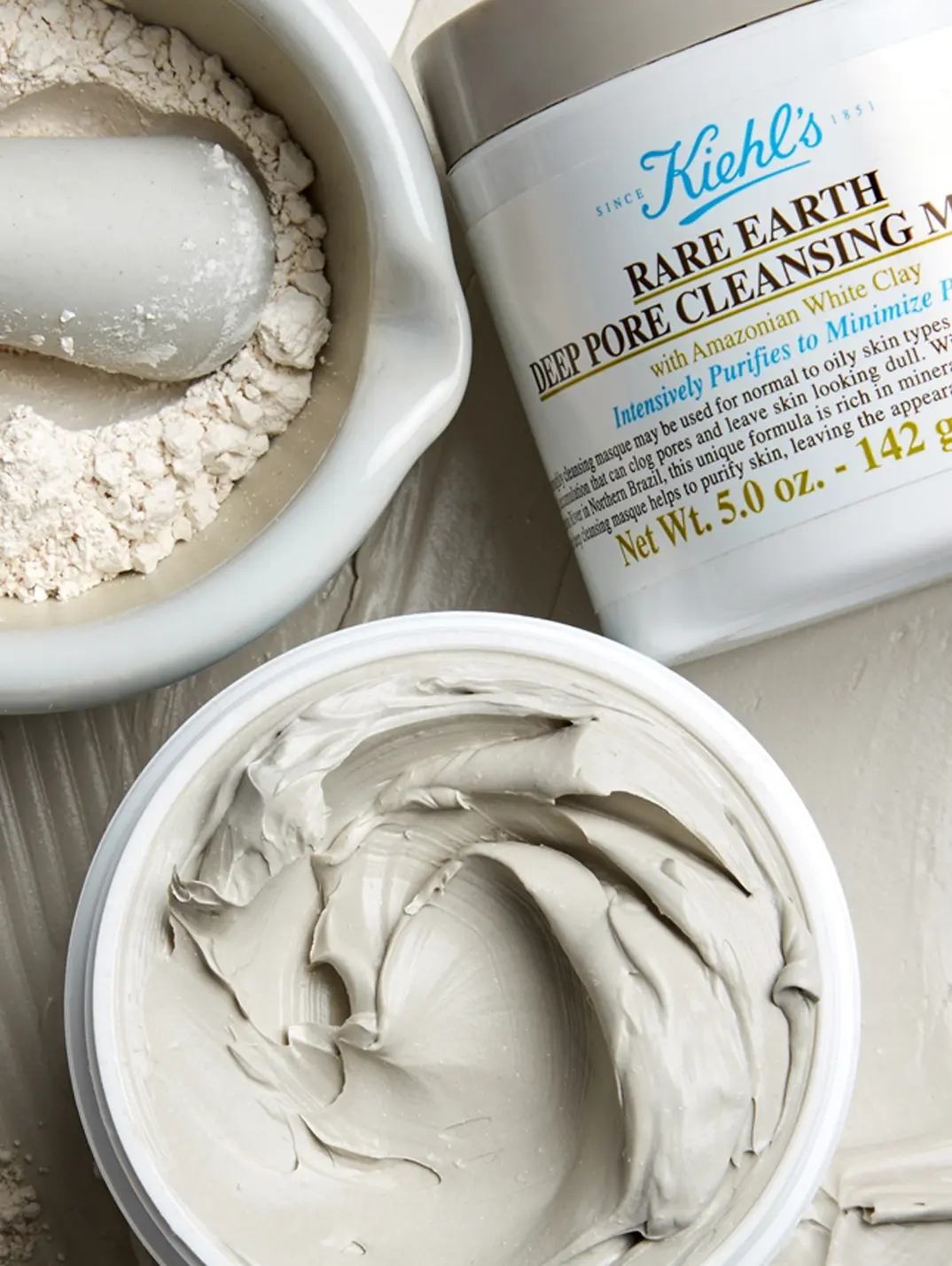 Kiehl's Rare Earth Deep Pore Cleansing Mask Глибоко очищаюча маска для звуження пор