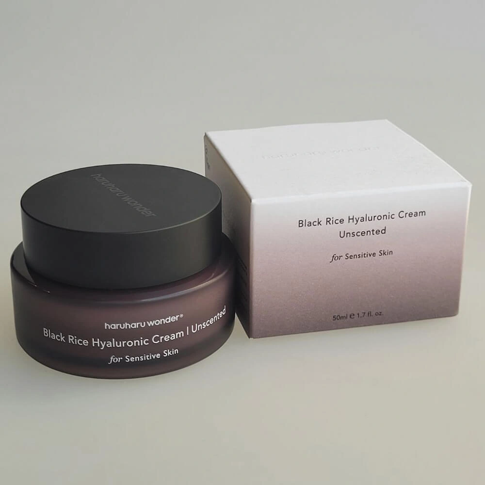 Haruharu Wonder Black Rice 10 Hyaluronic Cream Unscented Гіалуроновий крем для обличчя з екстрактом чорного рису, без запаху
