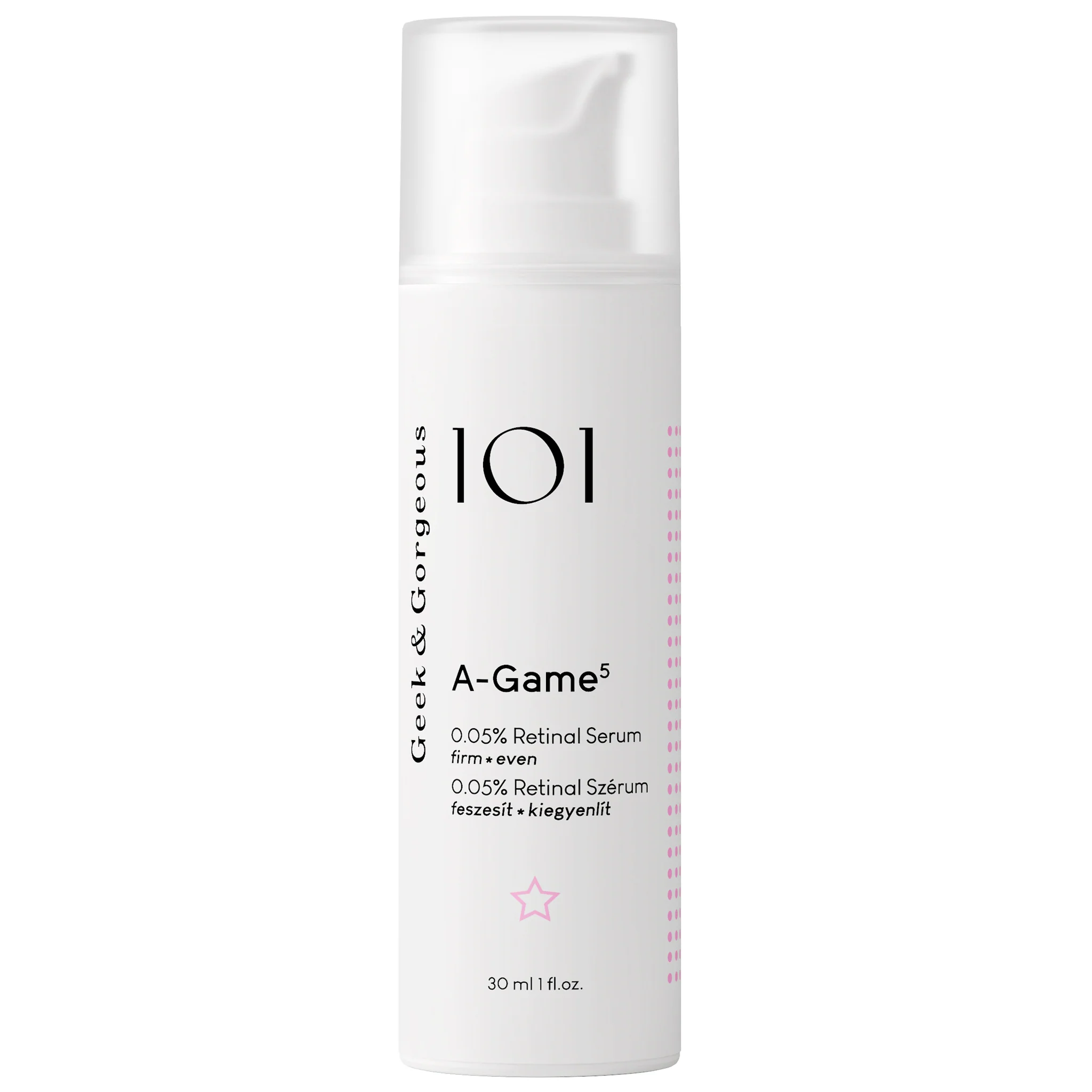 Geek & Gorgeous A-Game 5 0,05% Retinal Serum Сироватка для обличчя з ретиналем 0,05%