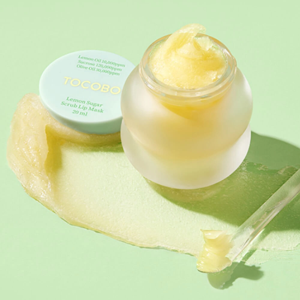 Tocobo Lemon Sugar Scrub Lip Mask Лимонно-цукрова маска-скраб для губ
