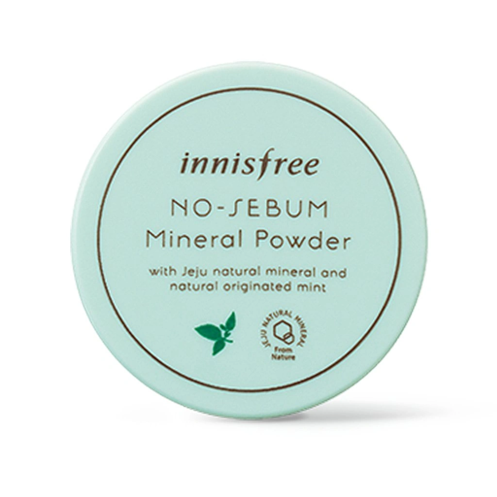 Innisfree No Sebum Mineral Powder Безбарвна матувальна розсипчаста пудра