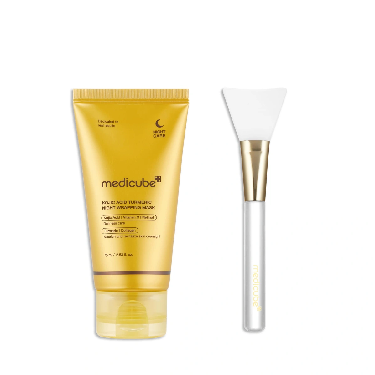 Medicube Kojic Acid Turmeric Night Wrapping Mask Освітлююча нічна маска з коєвою кислотою