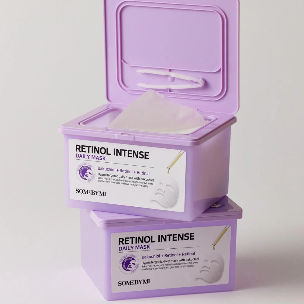 Some By Mi Retinol Intense Daily Mask Набір омолоджувальних тканинних масок із ретинолом