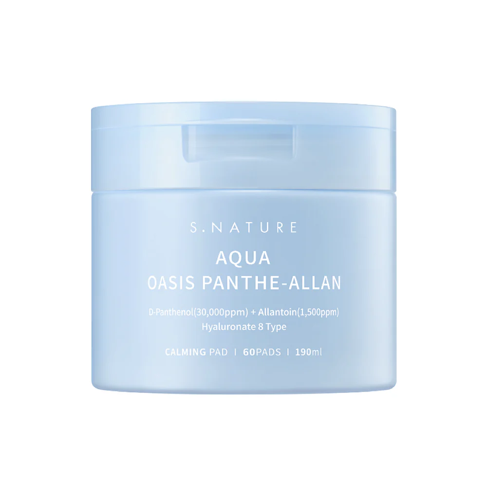 S.NATURE Aqua Oasis Panthe-Allan Calming Pad Заспокійливі тонер-пади