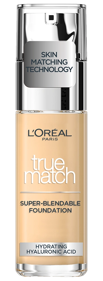 L'oreal Paris True Match Super Blendable Foundation Легкий тональний крем для обличчя з гіалуроновою кислотою