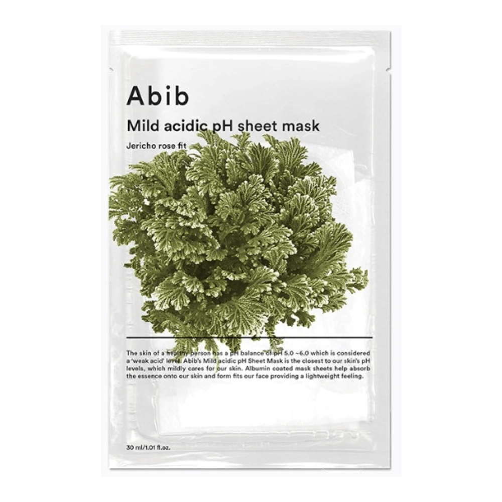 Abib Mild Acidic pH Sheet Mask Jericho Rose Fit Заспокійлива тканинна маска для обличчя