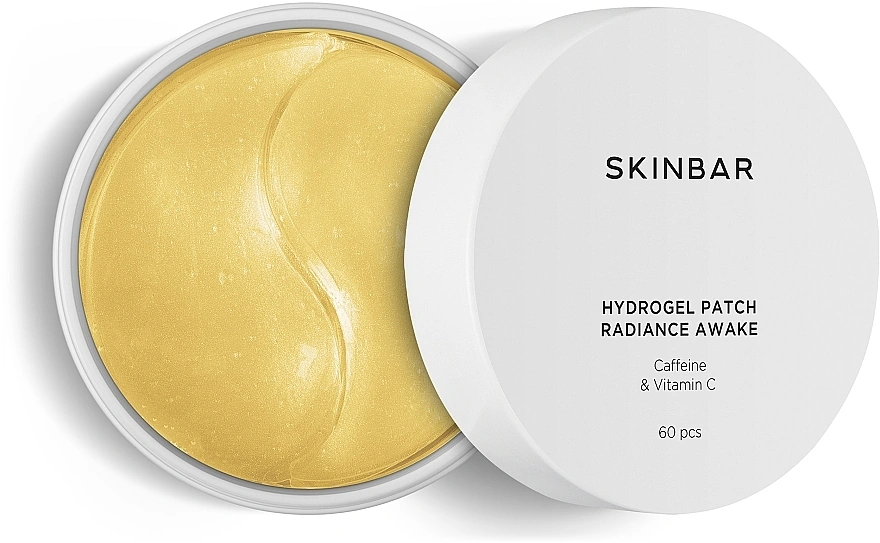 SKINBAR Caffeine & Vitamin C Hydrogel Patch Патчі гідрогелеві під очі освітлювальні з кофеїном та вітаміном С