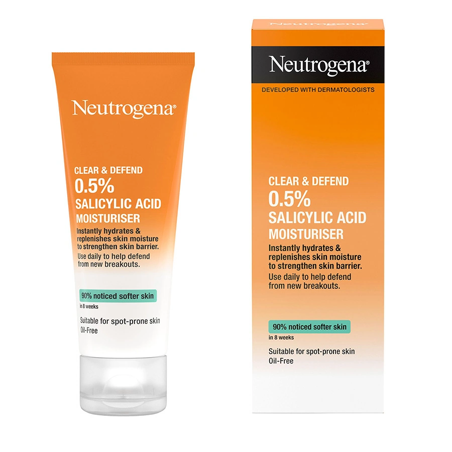 Neutrogena Clear&Defend 0.5% Salicylic Acid Moisturiser Безмасляний зволожуючий крем