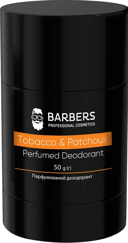 Barbers Tobacco & Patchouli Парфумований дезодорант