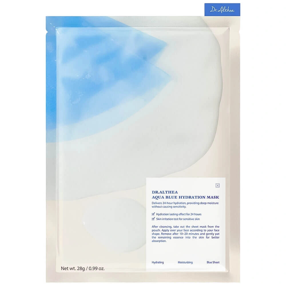 Dr. Althea Aqua Blue Hydration Mask Зволожуюча тканинна маска з азуленом та агавою
