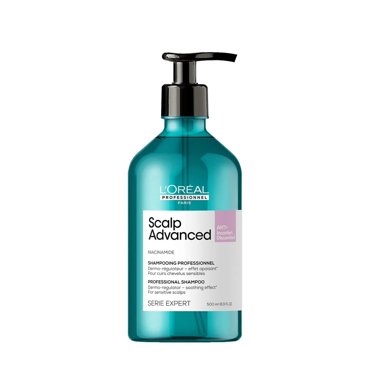 L'Oreal Professionnel Scalp Advanced Niacinamide Dermo-Regulator Shampoo Професійний дерморегулюючий заспокійливий шампунь для чутливої шкіри голови