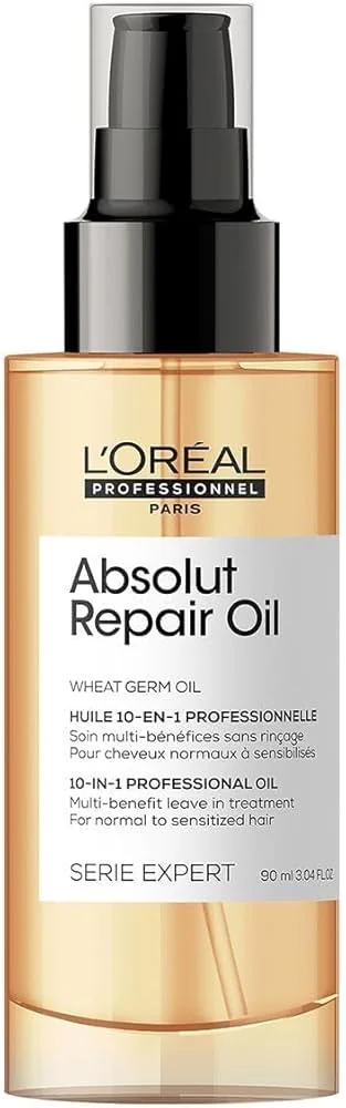 L'Oreal Professionnel Absolut Repair Oil Професійна багатофункціональна олійка-догляд 10-в-1 для нормального та пошкодженого волосся