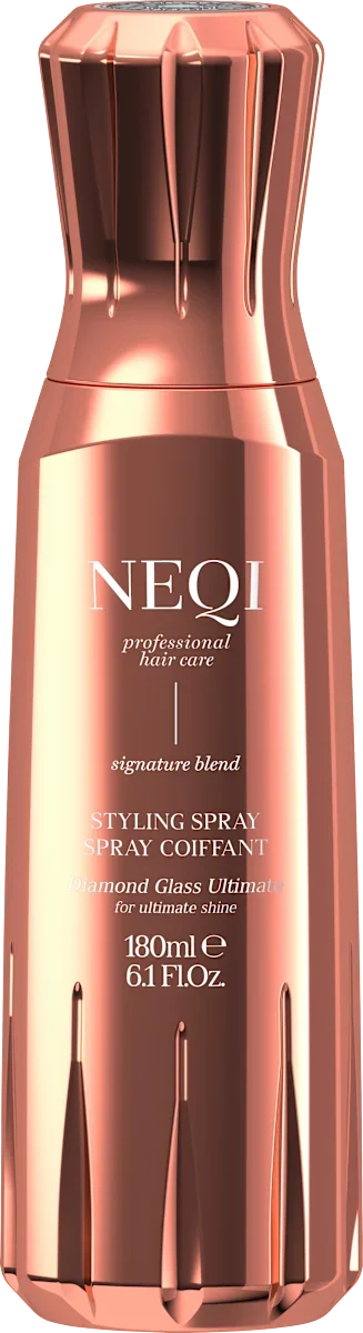 Neqi Professional Diamond Glass Ultimate Styling Spray Спрей для блиску та глибокого зволоження з термозахистом