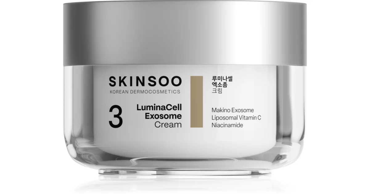 SKINSOO LuminaCell Exosome Cream освітлювальний крем для обличчя