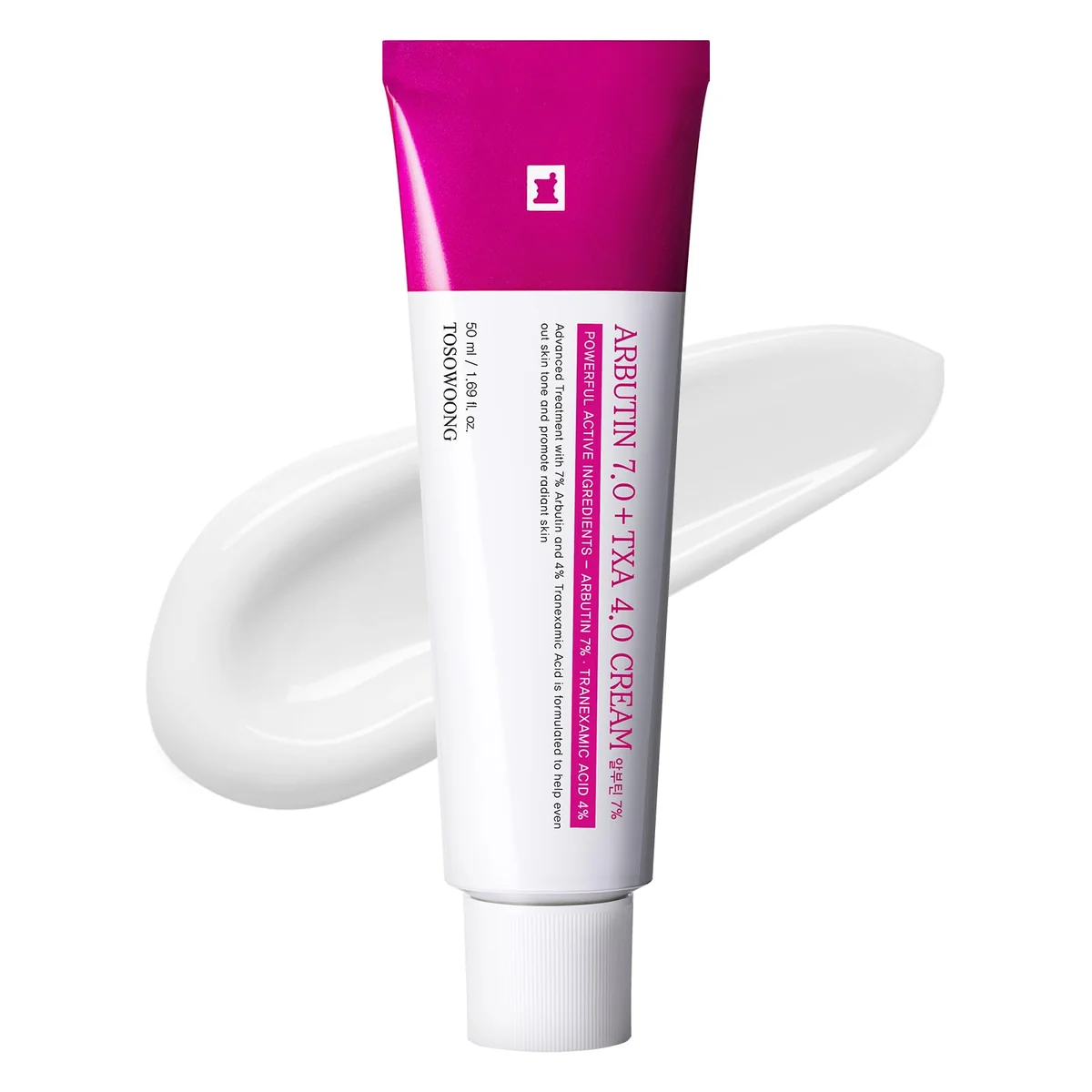 TOSOWOONG Arbutin 7% + Tranexamic Acid 4% Cream Освітлювальний крем проти пігментації