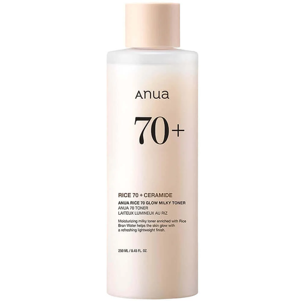 Anua Rice 70 Glow Milky Toner Зволожувальний рисовий тонік для обличчя