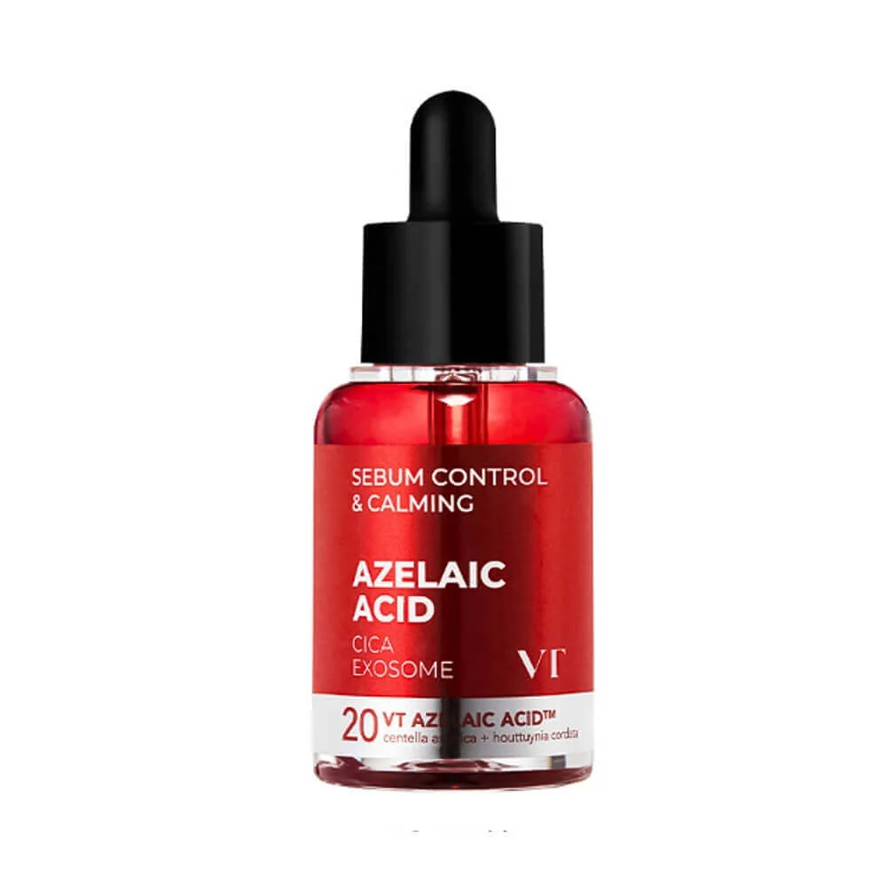 VT Cosmetics Azelaic Acid Cica Exosome A1 Calming Ampoule Заспокійлива ампула для обличчя з азелаїновою кислотою 5% і центеллою