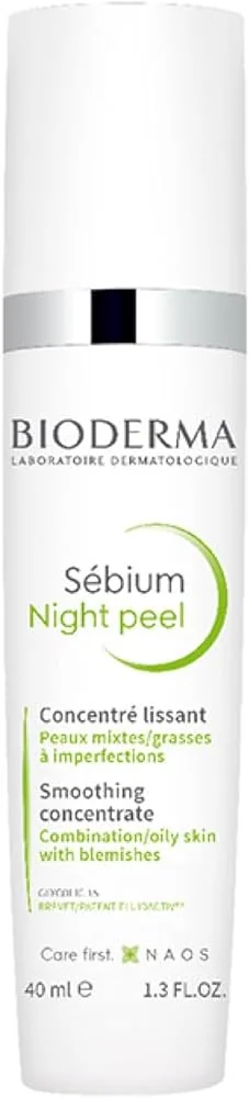 Bioderma Sébium Night Peel Розгладжувальна ексфоліативна сироватка проти недосконалостей шкіри