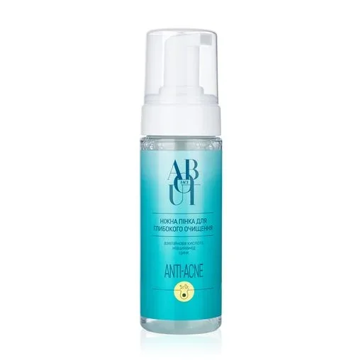 ABOUT face Anti Acne Detox Cleansing Foam Очищувальна детокс-пінка для обличчя