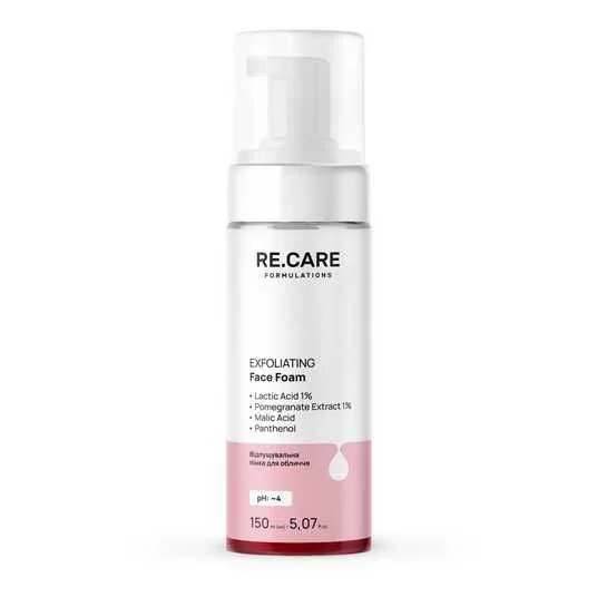 Re.Care Exfoliating Face Foam Відлущувальна пінка для обличчя