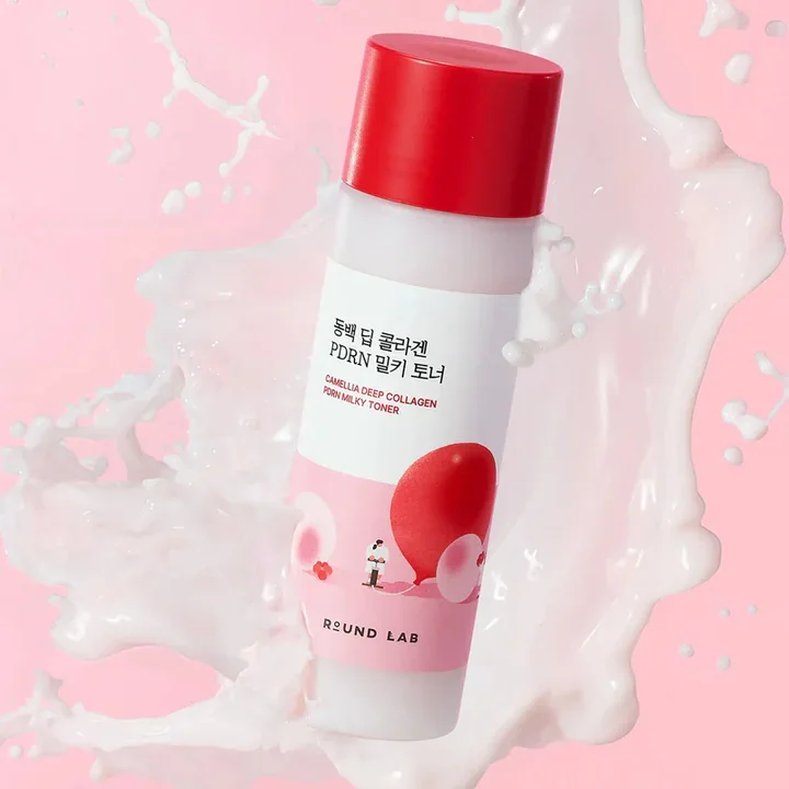 ROUND LAB Camellia Deep Collagen PDRN Milky Toner