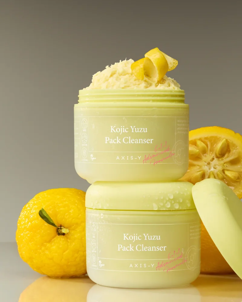 AXIS-Y Kojic Yuzu Pack Cleanser Очищувальна крем-маска для сяйва шкіри